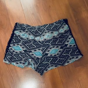 Acacia Swimwear Silk Paia Crochet Shorts- Thai